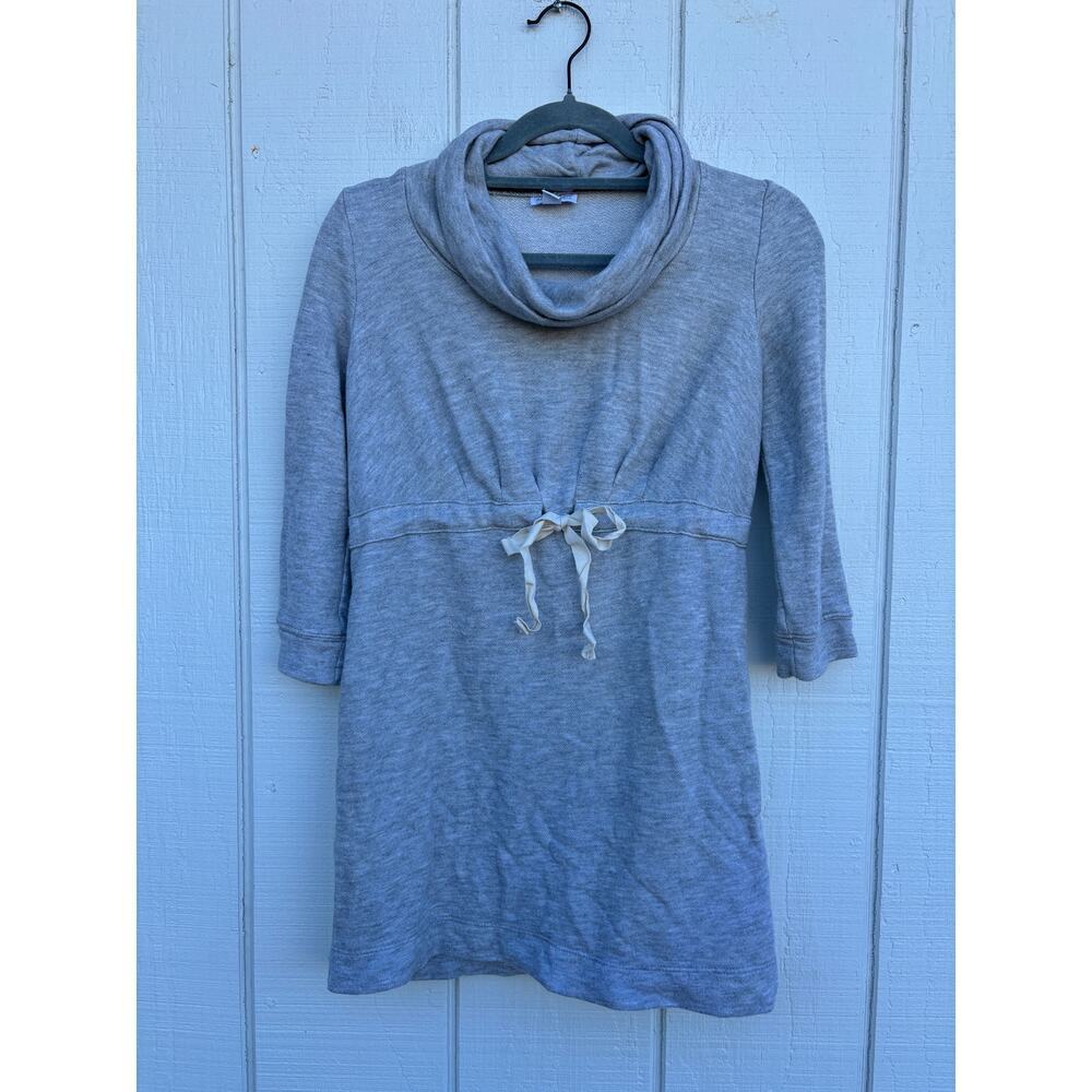 A Pea In‎ The Pod Sweatshirt, Gray, Cowl Neck, Size S